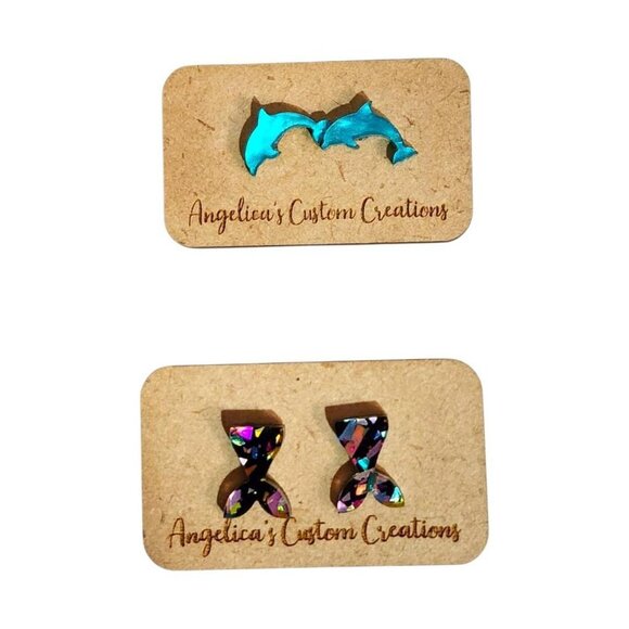 Marine & Mystical Acrylic Studs - Picture 1 of 1